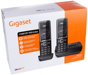 Радиотелефон Gigaset Comfort 550A Duo RUS Black