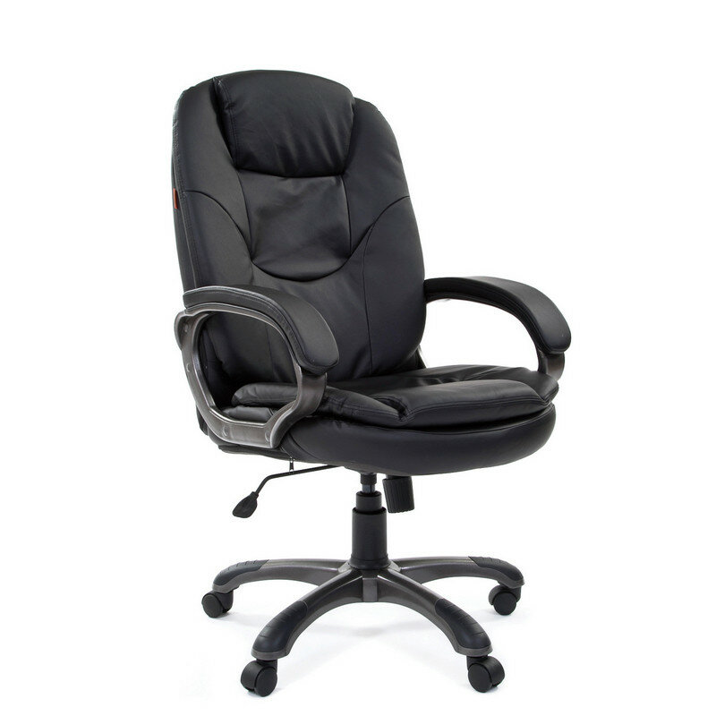 Кресло Chairman 668 (экокожа черная, пластик)