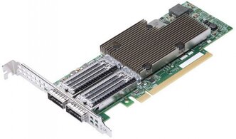 Сетевой адаптер Broadcom NetXtreme P2100G (BCM957508-P2100G) SGL 2x100GbE (100/50/25/10GbE), PCIe 4.0 x16, QSFP56, BCM57508, NIC Adapter