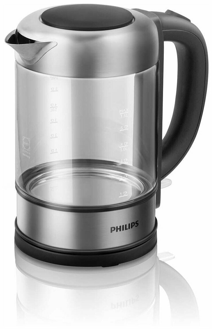 Philips Чайник Philips HD9342/01, электрический, серебристый (2200Вт, 1.5л) (ret)