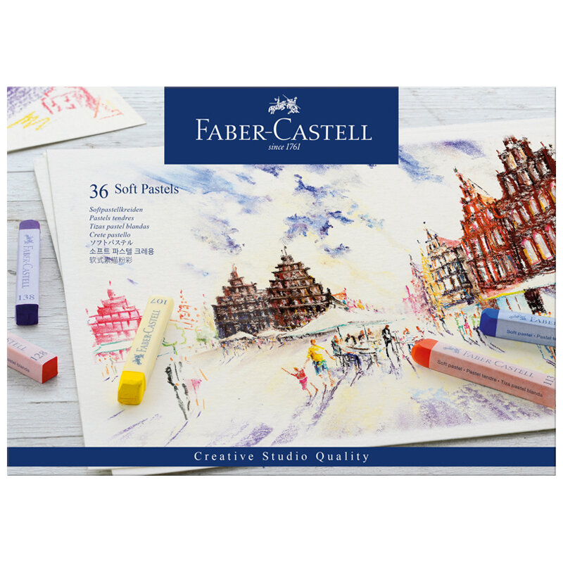 Пастель Faber-Castell «Soft pastels», 36 цв., картон. упак.