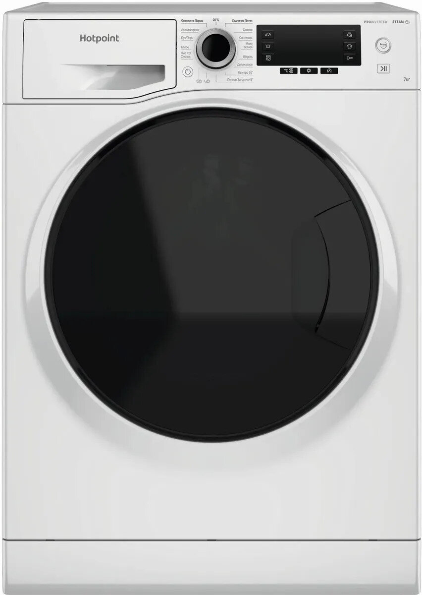 фото С/м фронтальная HOTPOINT NSD 7249 D AVE RU белый (7кг, инвертер)