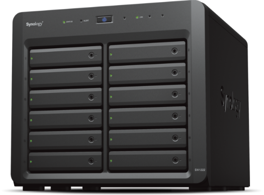 Synology Модуль расширения Synology Expansion Unit for DS3622xs+,DS2422+/upto 12hot plug HDDs SATA(3,5' or 2,5')/1xPS incl Infiniband Cbl''