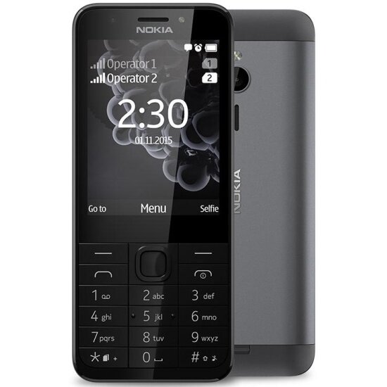 Мобильный телефон NOKIA 230 Dual Sim Темно-серый