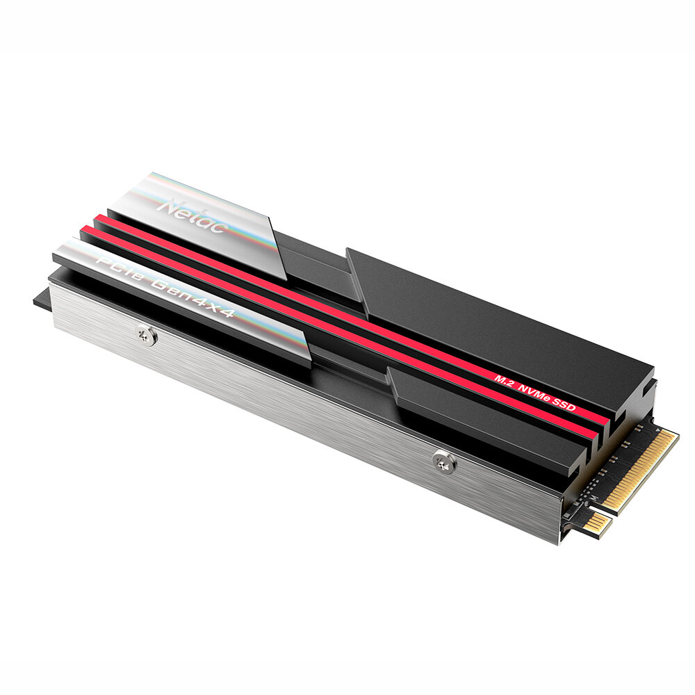 SSD M.2 Netac 4.0Tb NV7000 Series Retail (PCI-E 4.0 x4, up to 7200/6850MBs, 3D NAND, 3000TBW, NVMe 1.4, 22х80mm, heatsink