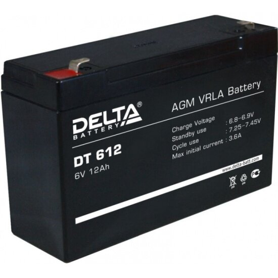 Аккумулятор DELTA BATTERY DT 612