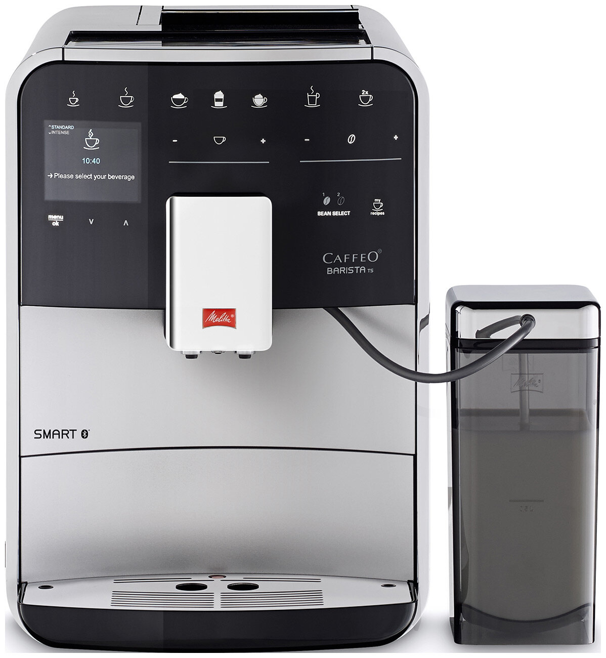 Кофемашина автоматическая Melitta Caffeo F 830-101 Barista T Smart 1450Вт серебристый