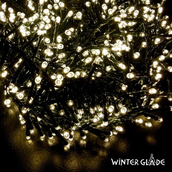 Winter Glade 31V, теплый белый свет, 1000 ламп - фото №1