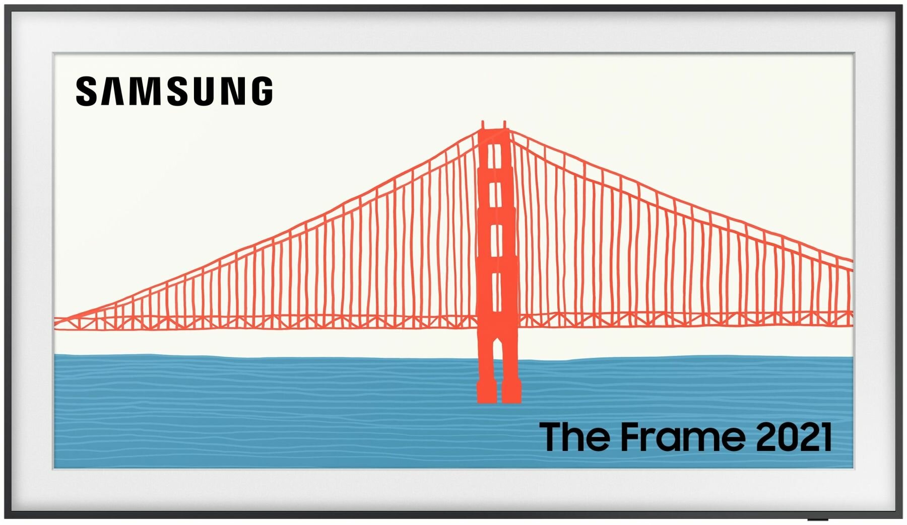 65" Телевизор Samsung The Frame QE65LS03AAU QLED, HDR (2021), черный