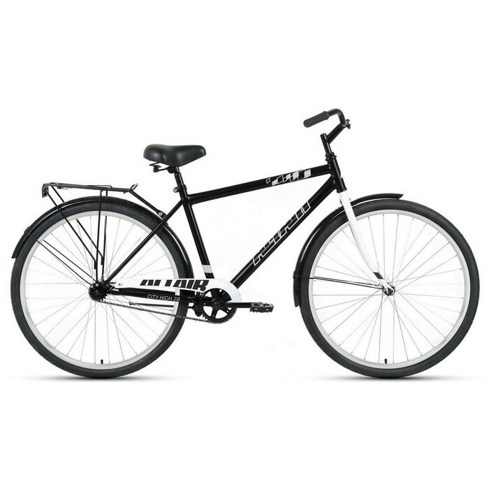Altair Велосипед 28" Altair City high, 2022, цвет черный/серый, размер рамы 19"