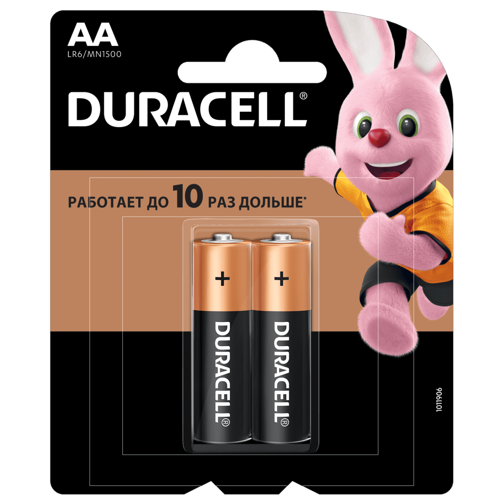 Батарейка тип AA DURACELL LR6 BASIC уп 2 шт