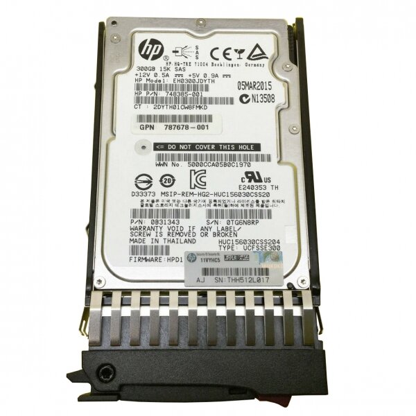   HP 748385-001 300Gb SAS 2,5" HDD