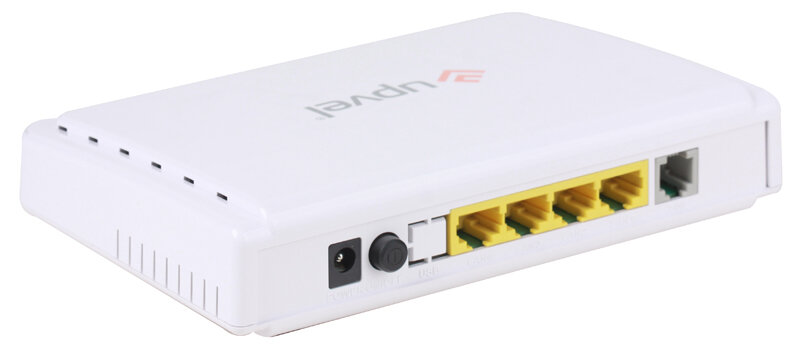 Модем UPVEL UR-104AN ADSL2+ роутер с 4 портами Ethernet 10/100 Мбит/с с поддержкой IP-TV