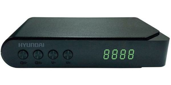 Тюнер цифровой DVB-T2 Hyundai H-DVB200 черный