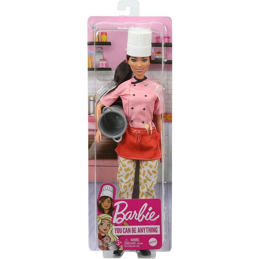 Кукла Mattel Barbie из серии «Кем быть» DVF50/FXN99 Шеф-повар