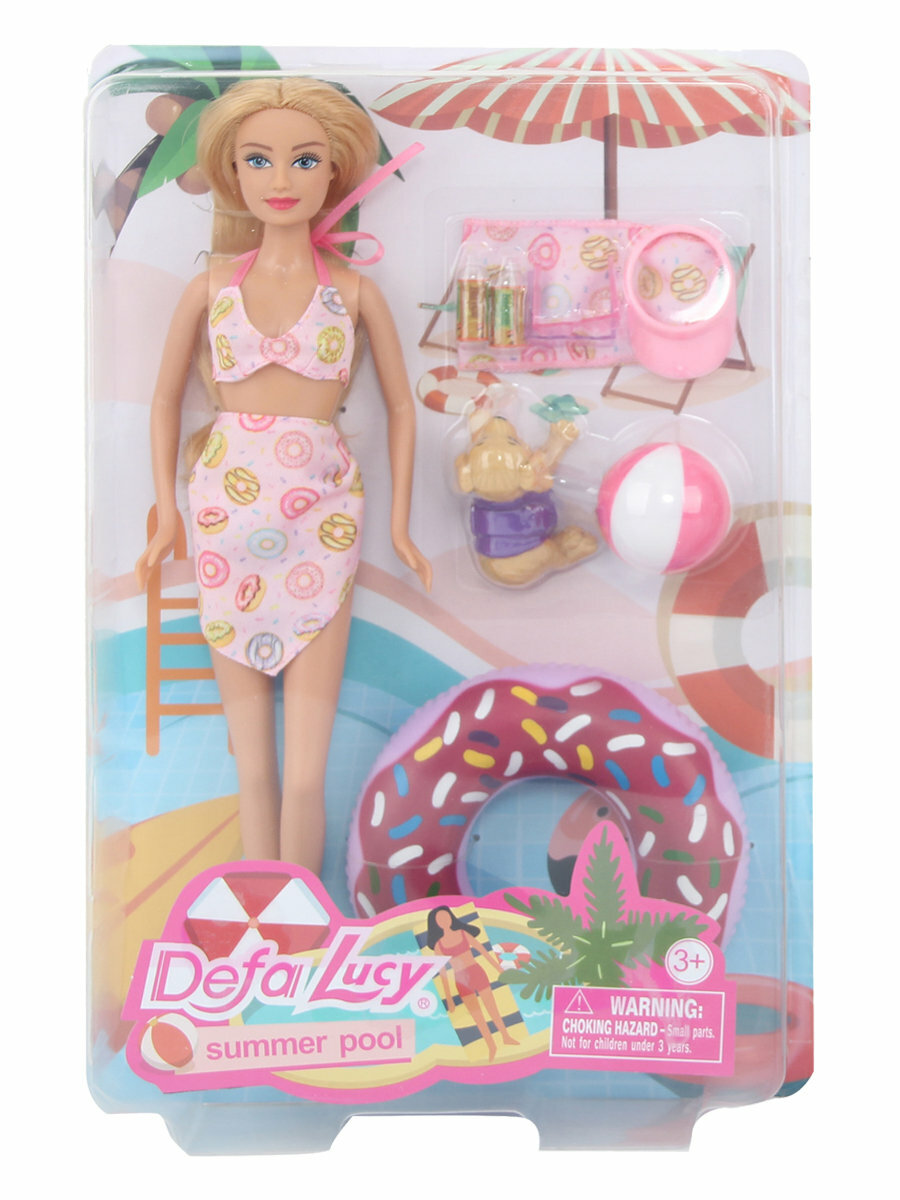 Кукла Defa Lucy Девушка на пляже 8473