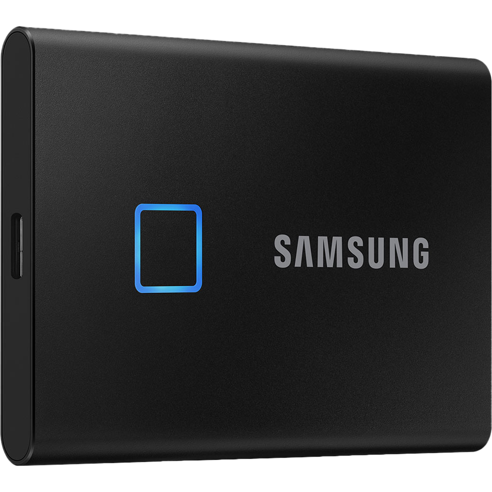 Внешний SSD-накопитель 2Tb Samsung T7 Touch MU-PC2T0K/WW (SSD) USB 3.2 Type C Черный