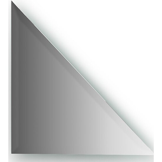 Зеркальная плитка с фацетом 15 mm EVOFORM BY 1542 (треугольник 30х30 cm серебро)