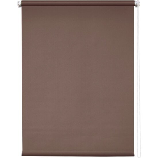 Рулонная штора Уют Плайн 160х175, темно-коричневый