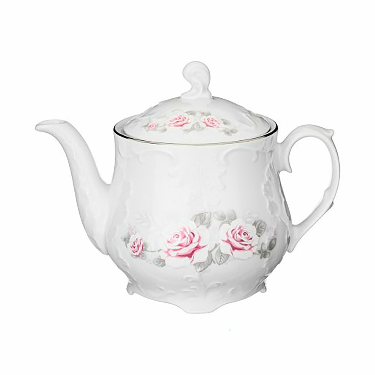 Cmielow чайник заварочный Rococo Бледная роза