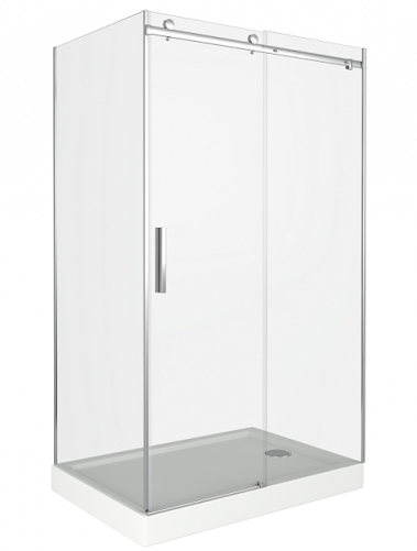 фото Душевое ограждение прямоугольное Good Door ALTAIR WTW 120+ SP 90,раздвижная дверь,стекло прозрачное 8мм