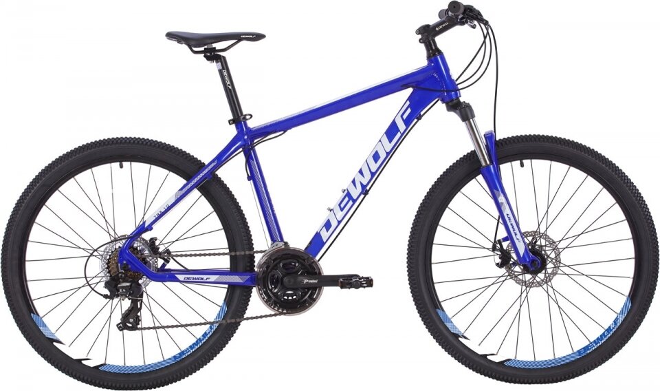 Велосипед DEWOLF TRX 10 (2022) radiant blue/blue/white 18