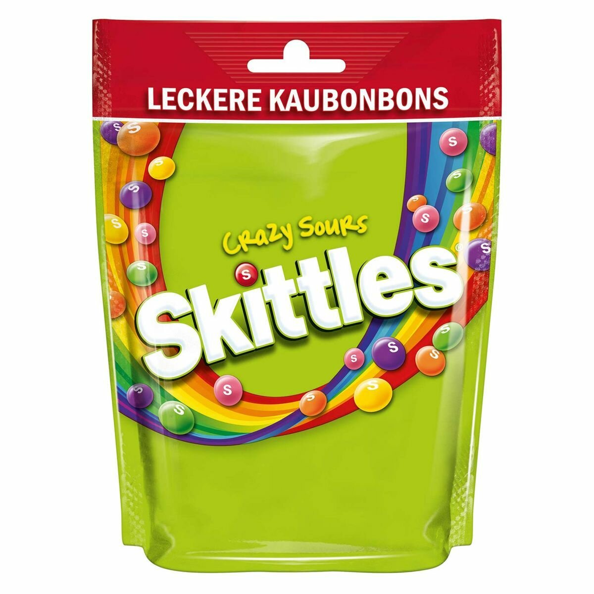 Драже Skittles Crazy Sours со вкусом кислых фруктов (Германия), 160 г