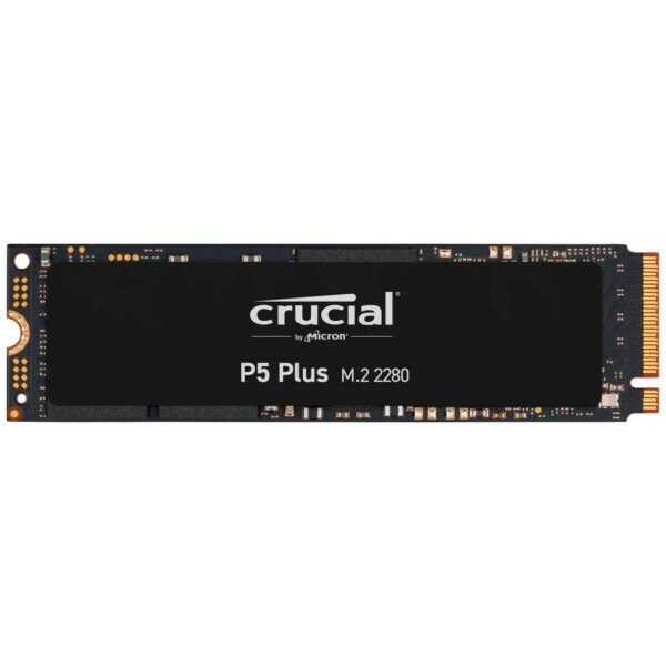 Твердотельный накопитель Crucial P5 Plus, 2000GB, SSD, M.2 2280, NVMe, PCIe 4.0 x4, 3D TLC, R/W 6600/5000MB/s, IOPs 720 000/700 000, 1200TBW