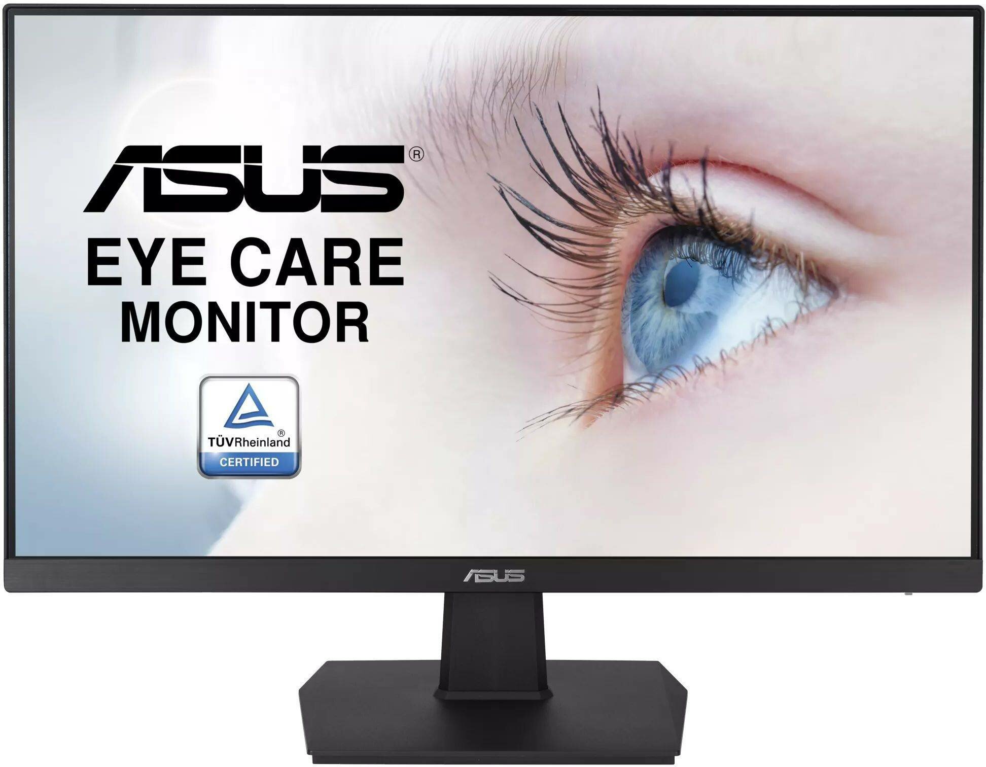 Монитор 23.8" Asus VA247HE, 1920х1080, 75 Гц, VA, черный