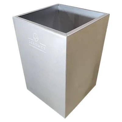 Бак для бани из нержавейки 80 л. 1 мм/AISI 304 (пищевая) (45х35х48 см) открытый без крышки