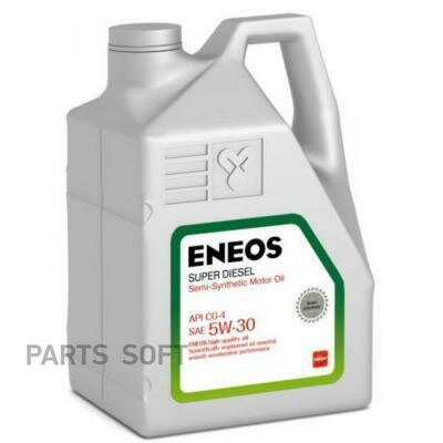 ENEOS OIL1334 Масло моторное 5W30 ENEOS 6л полусинтетика SUPER DIESEL CG-4