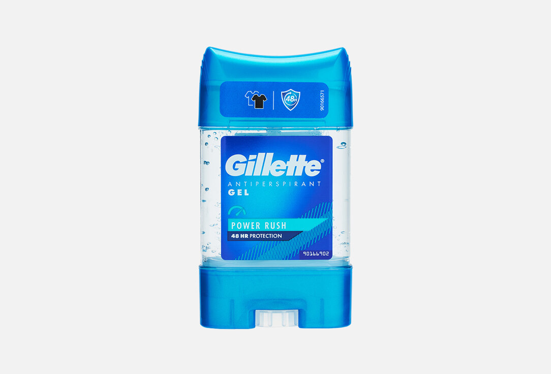 Гелевый антиперспирант-дезодорант Gillette Power Rush / объём 70 мл