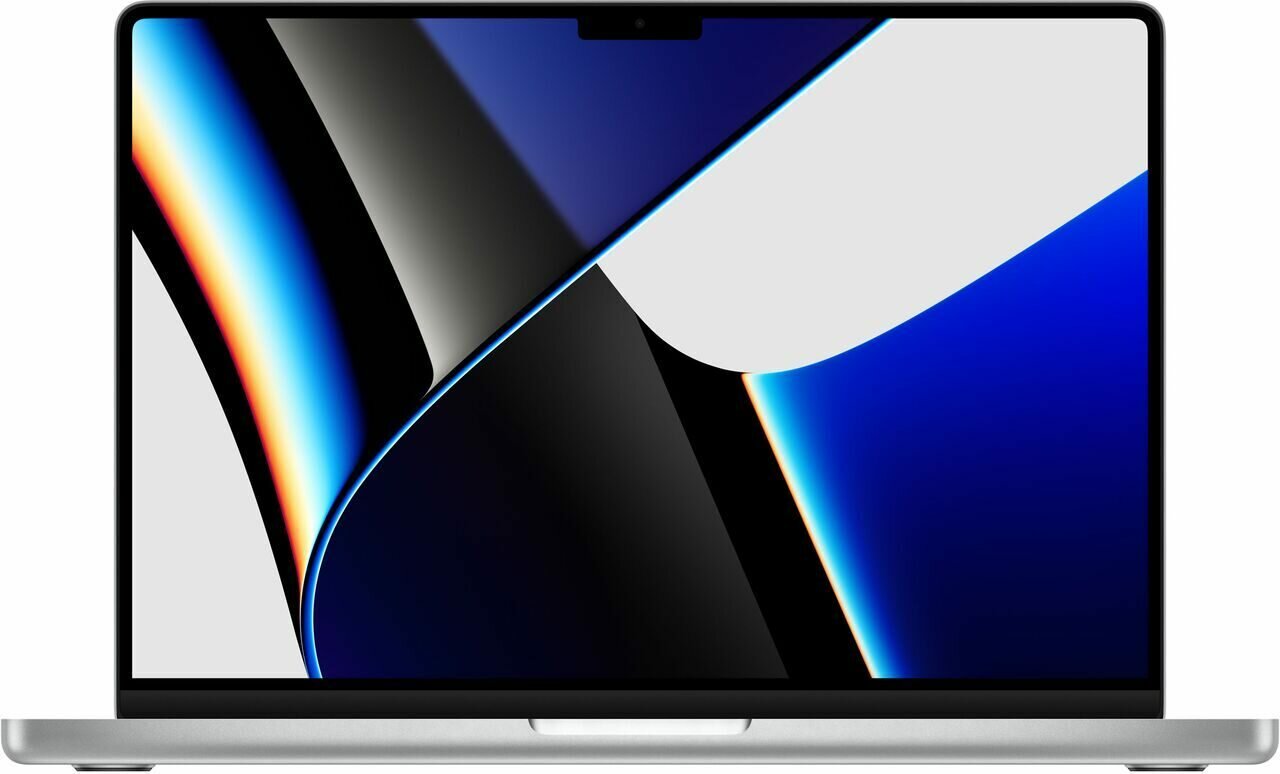 Ноутбук Apple MacBook Pro 14" (M1 Pro 8C CPU, 14C GPU, 2021) 16 GB, 512 GB SSD Silver (серебристый) MKGR3LL/A
