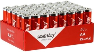 Элемент питания SMARTBUY Ultra Alkaline LR6 AA бл 40