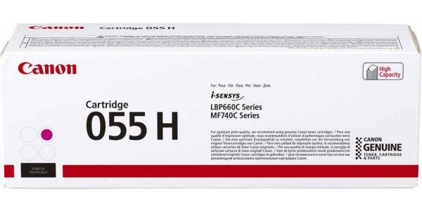 Картридж лазерный Canon 055 H M 3018C002 пурпурный (5900стр.) для Canon MF645Cx/MF643Cdw/MF641Cw/LBP623Cdw/621Cw