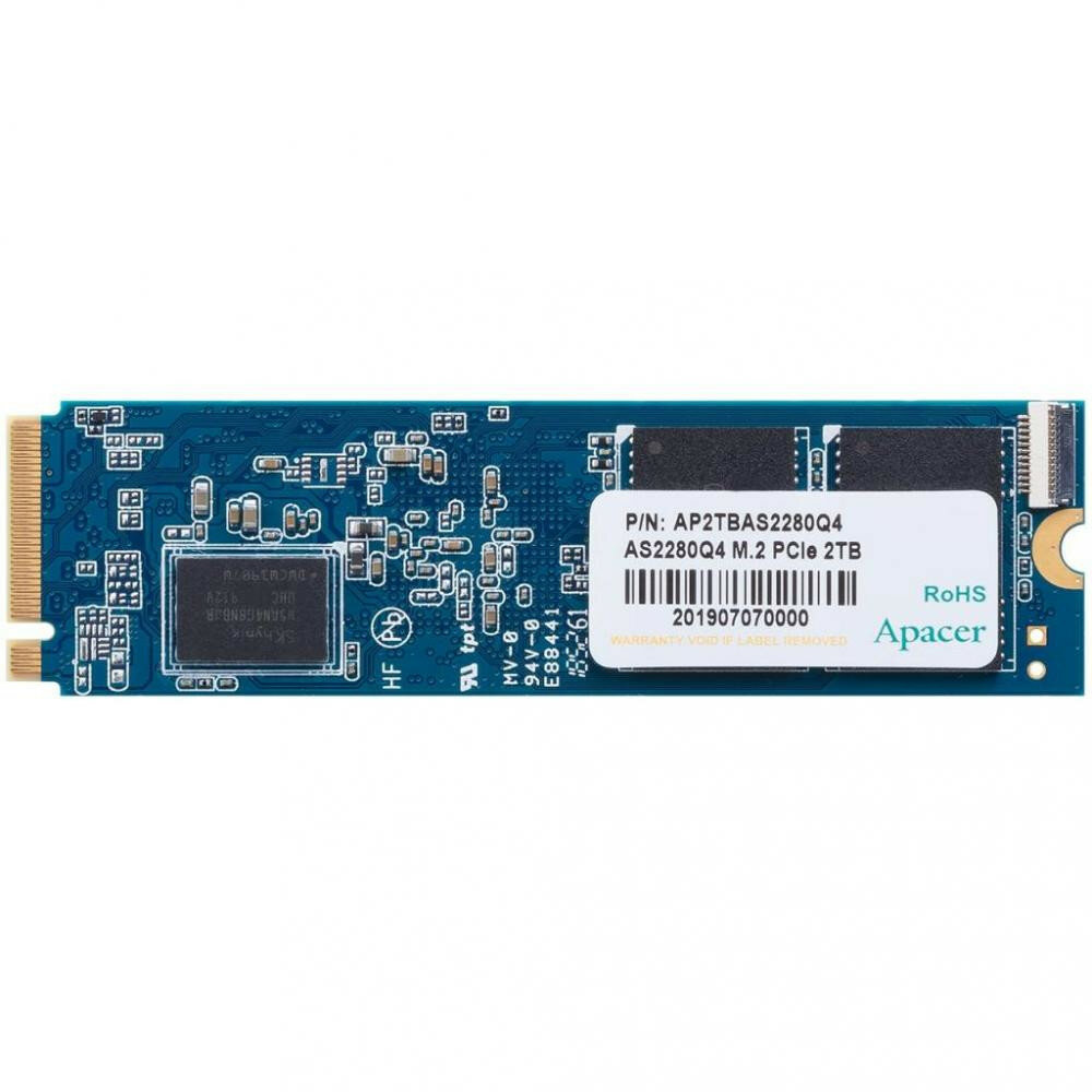 Жесткий диск SSD Apacer AS2280Q4 2000Gb M.2 2280 (AP2TBAS2280Q4-1) RTL