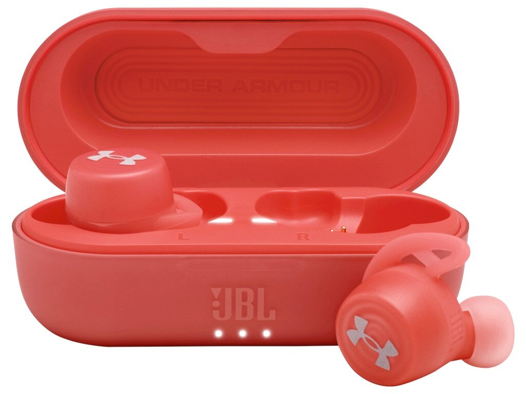 Наушники JBL Under Armour True Wireless Streak Red