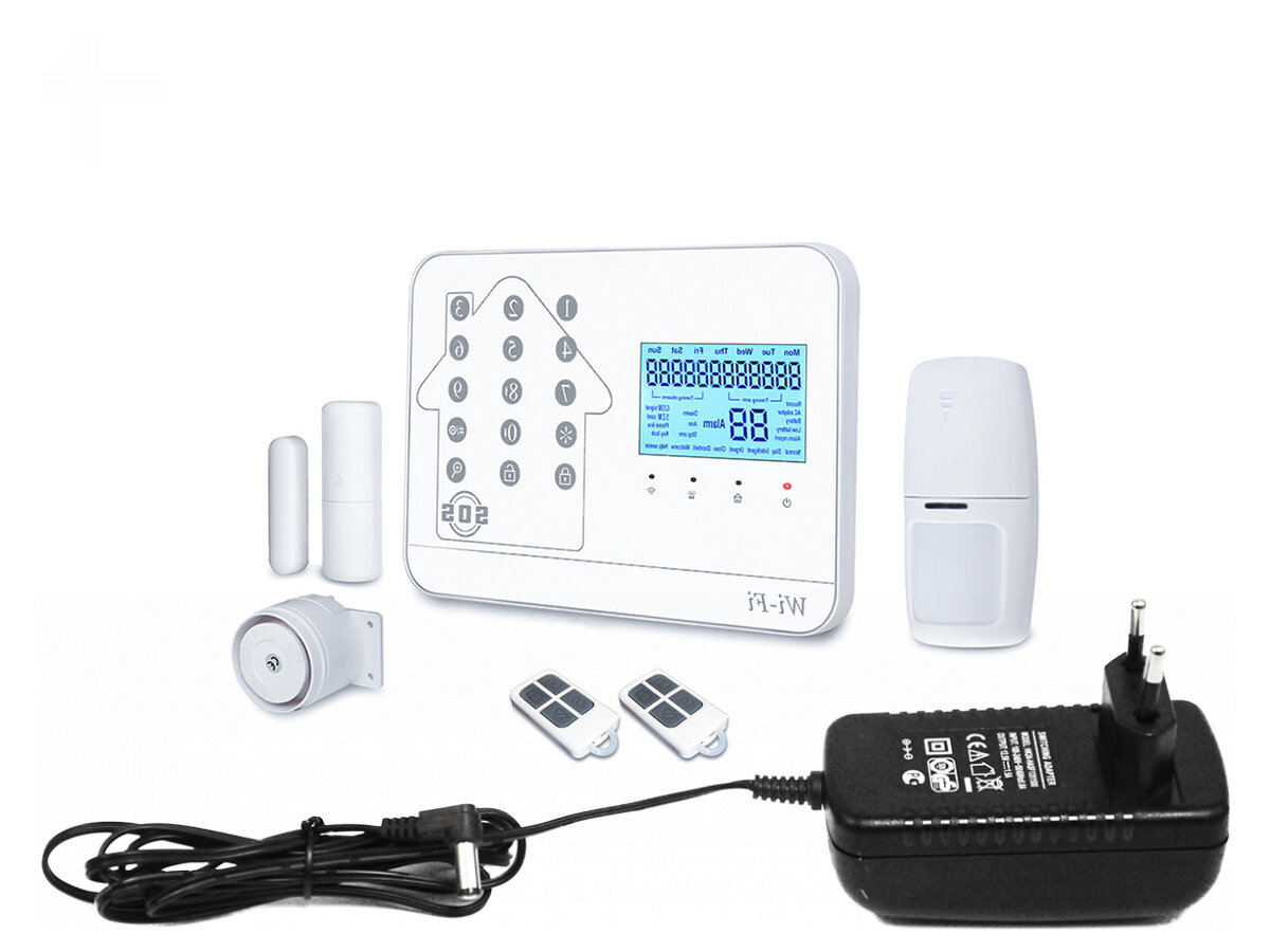 GSM - GPS сигнализация проводная GSM сигнализация - Страж Рубеж-GSM/Wi-Fi/PSTN (W5490EU) для дома для дачи для гаража для квартиры