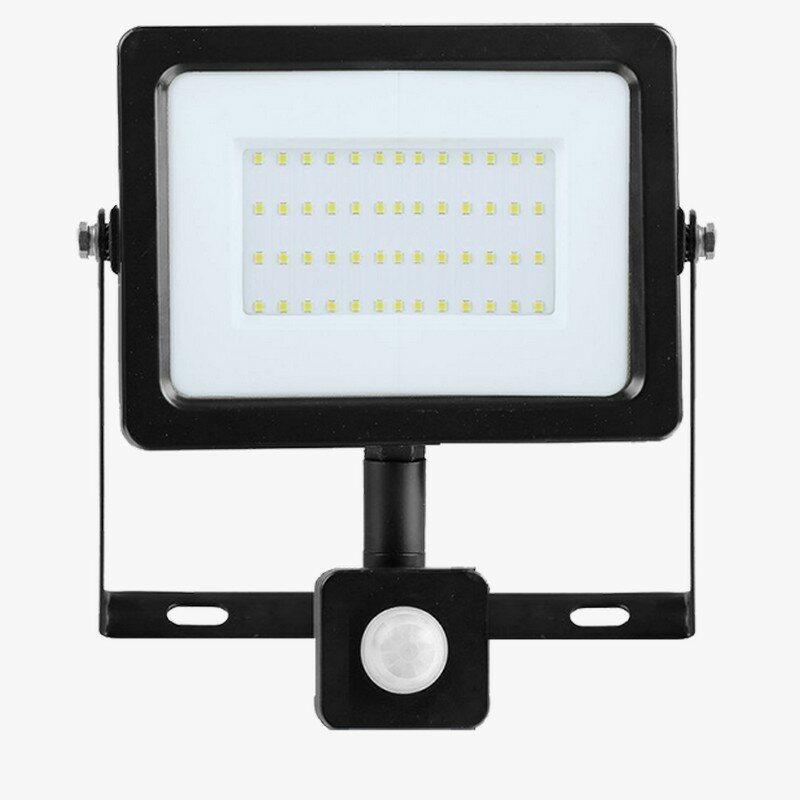 Foton Lighting Прожектор светодиодный Foton с датчиком движения FL-LED Light-PAD SENSOR 20W Black 4200К 1700Лм 20Вт 608048