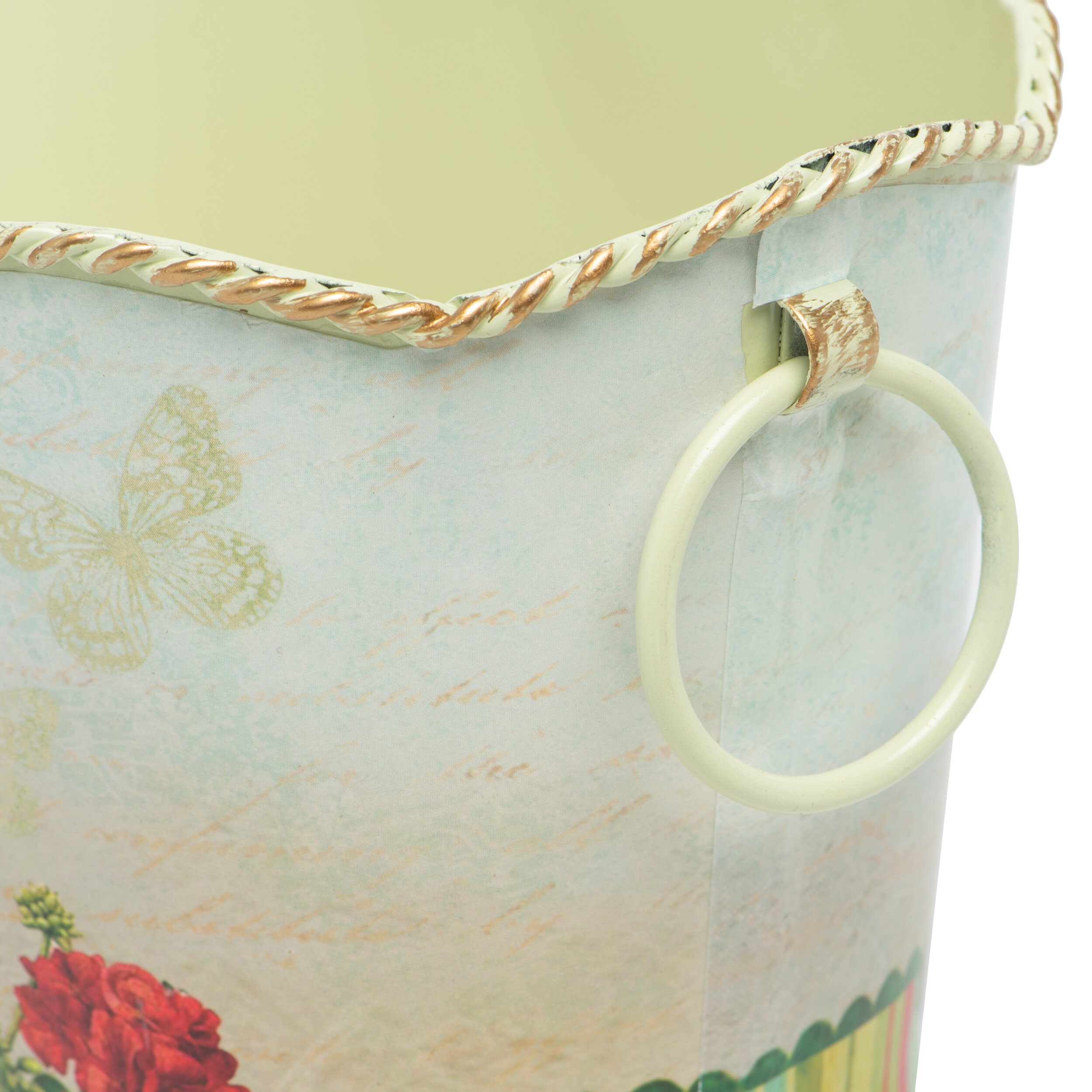 фото Кашпо Planet Garden Алый цвет 10,3x12,5x21,6 см металлическое алое