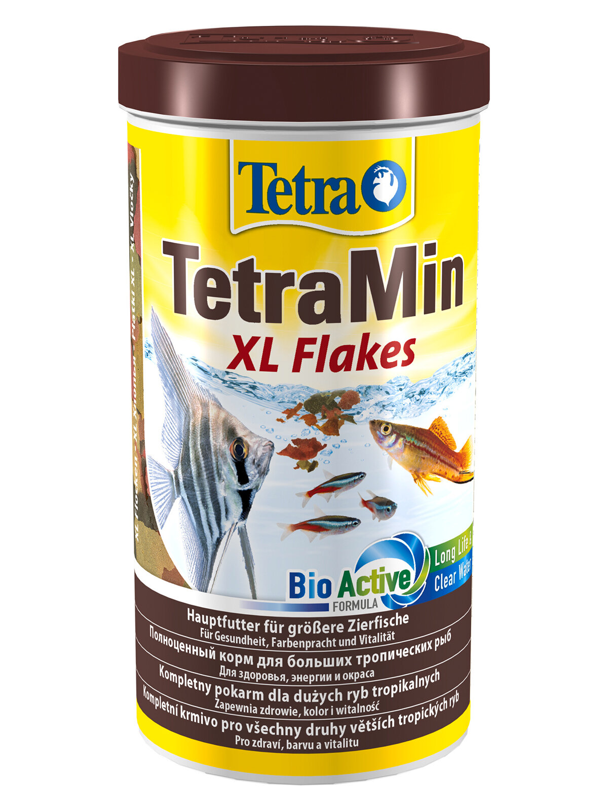 TetraMin XL корм для всех видов рыб крупные хлопья 1 л - фотография № 2