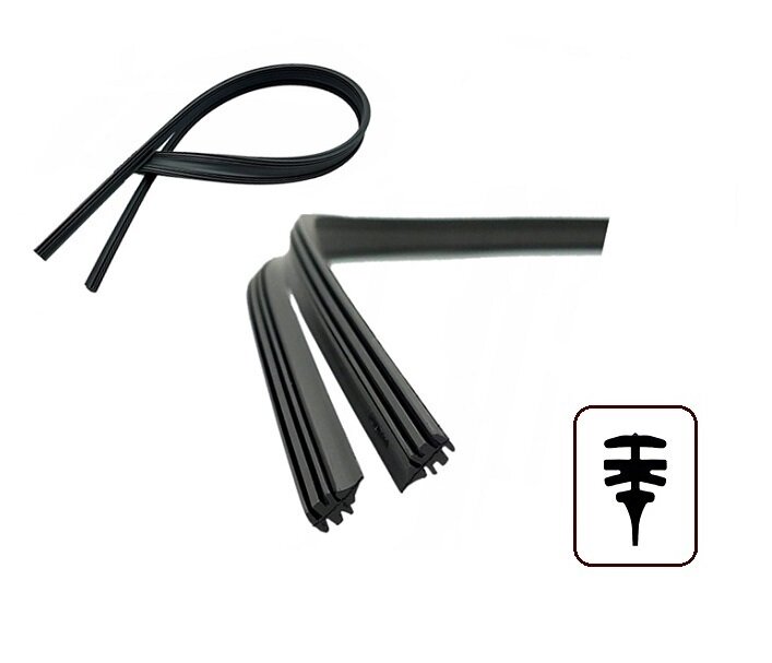 фото AUTO-GUR. Запасная резинка для бескаркасных щеток(комплект - 2шт). AG710LWBP