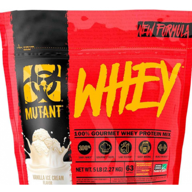 Optimum Nutrition Mutant Whey 5 фунтов ванильное мороженное (2270 г.)