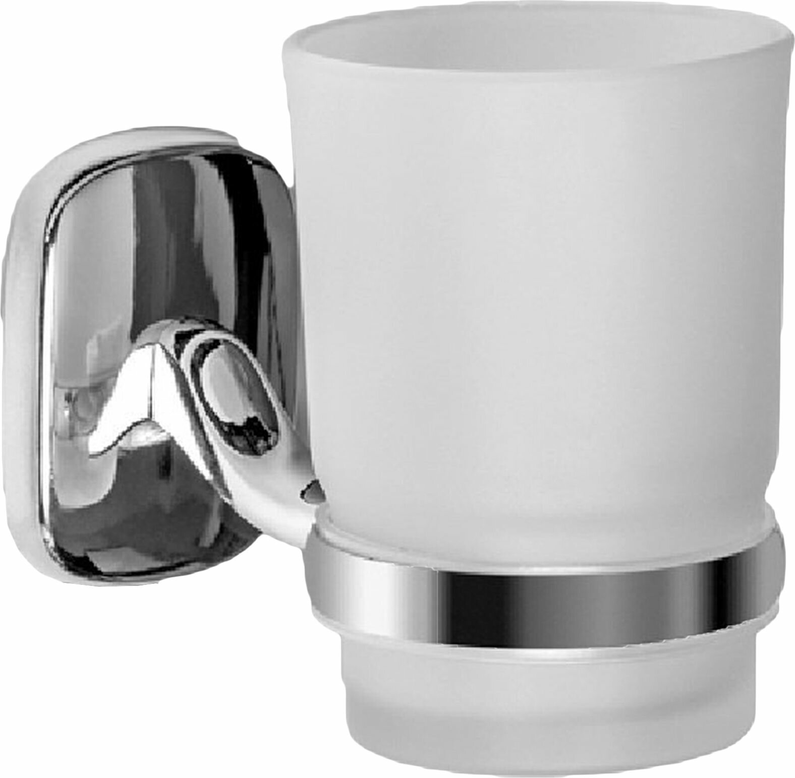 фото Стакан для зубных щеток Sibo BLUES хром 2 предмета