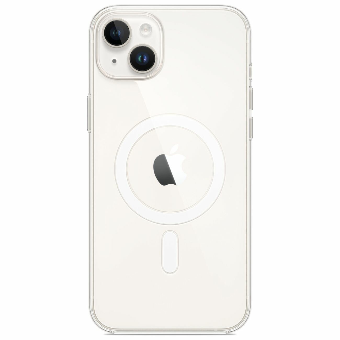 Чехол-крышка Apple MPU43 MagSafe для iPhone 14 Plus, прозрачный - фото №1
