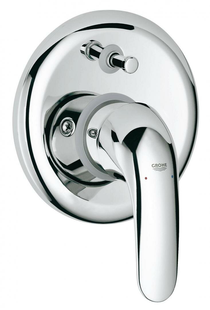 Смеситель для ванны GROHE Euroeco (внешняя и встраиваемая части), хром (32747000)