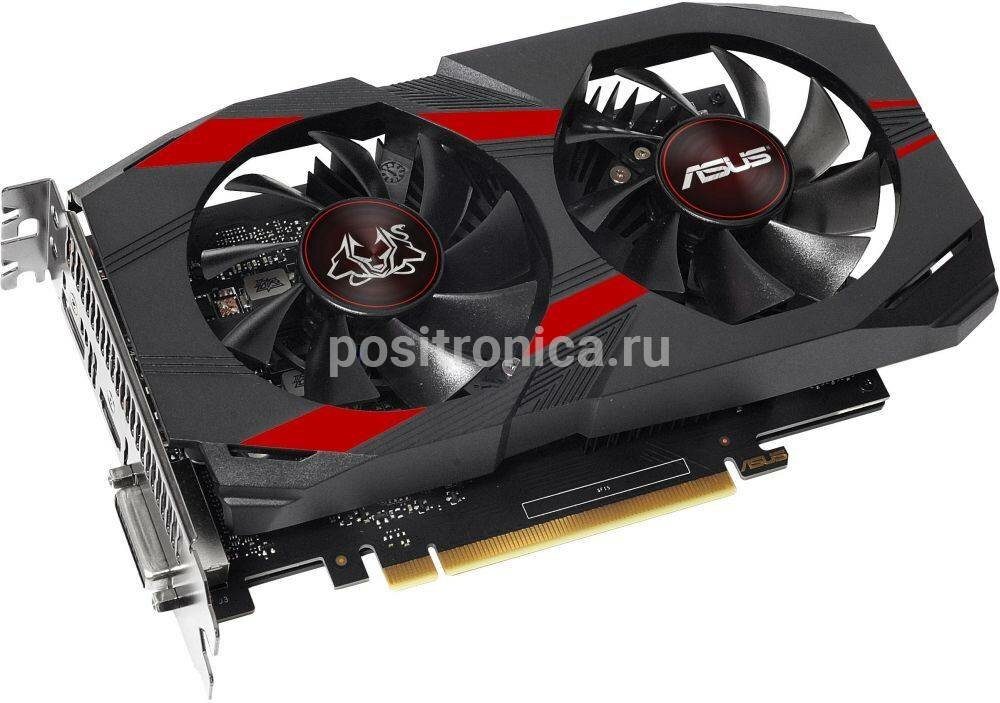 Видеокарта Asus CERBERUS-GTX1050TI-A4G 4096 МБ RET