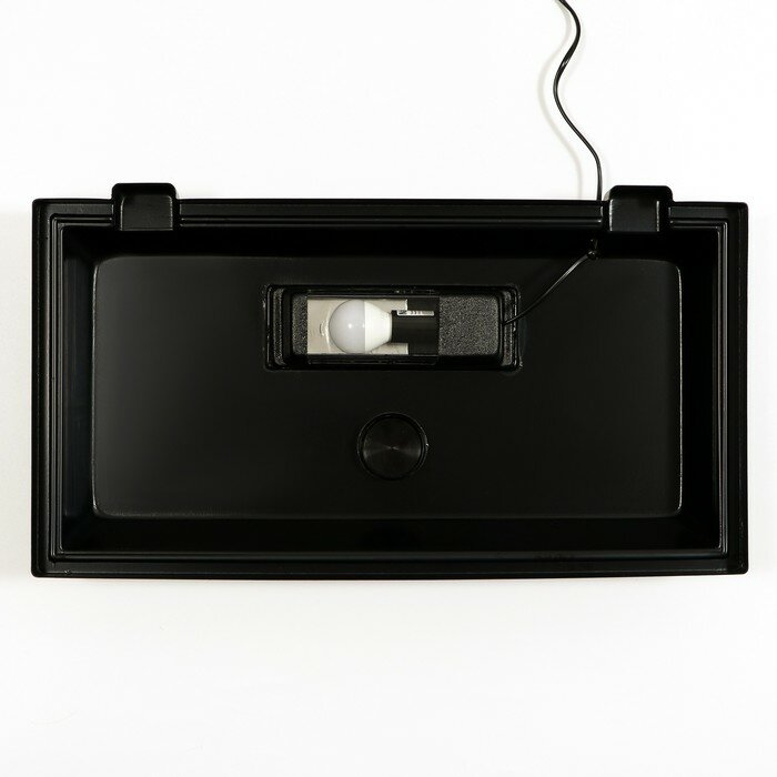 Пижон Аквариум прямоугольный с крышкой, 50 литров, 51 х 27 х 35/40 см, чёрный - фотография № 6