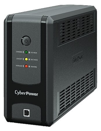 CyberPower Источник бесперебойного питания 850ВА CyberPower UT850EG, Schuko, черный (USB)