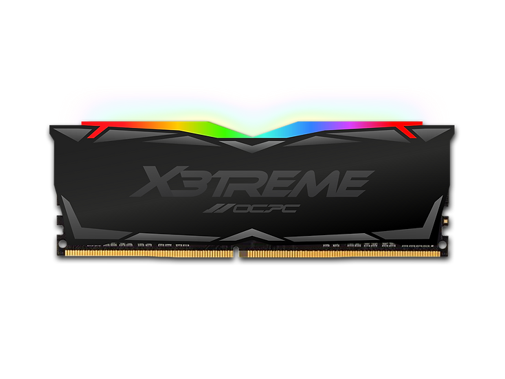 Оперативная память 8Gb OCPC X3 RGB MMX3A8GD432C16, DDR4, DIMM, 3200Mhz, CL16, BLACK